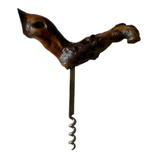 Vintage French Grapevine Corkscrew For Sale