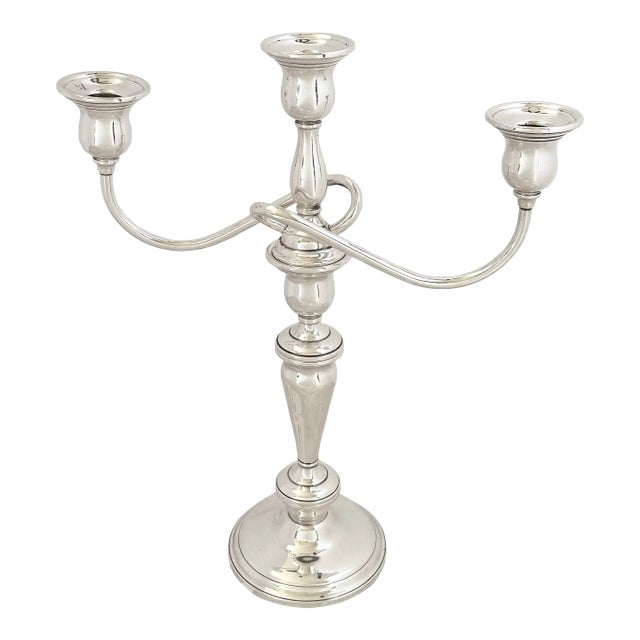 Vintage Sterling Silver Lord Saybrook Twisted Branch Candelabra For Sale