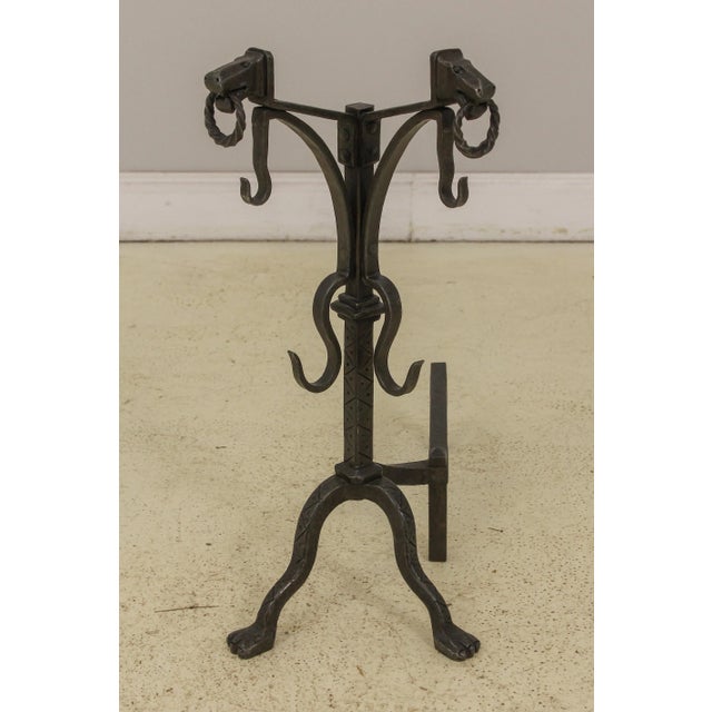 Age: Approx: 60 Years Old Details: Heavy Iron Construction High Quality Construction Arts & Crafts Design Bronze Finish...