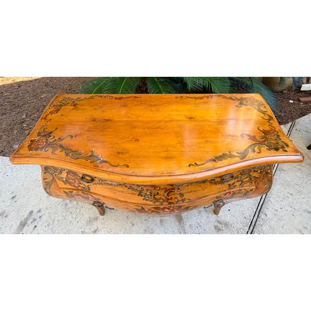 Decorative Crafts Hand Painted French Style Chest For Sale In Savannah - Image 6 of 12
