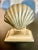 Coastal Brass Seashell Bookends, a Pair For Sale - Image 4 of 6