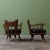 Pair of Carved Walnut Lounge Chairs in the Style of Ettore Zaccari For Sale - Image 9 of 16
