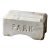 Antique Marble Block Engraved "Park," Circa Early 20th Century For Sale