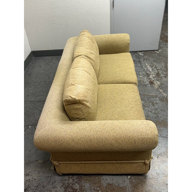 Late 20th Century Bespoke Salon Rolled Arm Sofa For Sale - Image 5 of 12
