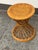 Rattan Hourglass Stool, Vintage For Sale - Image 9 of 12