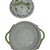 Herend Vintage Herend Hungary Blue Garland PBG Round Covered Vegetable Dish Form 86 C. 1980s For Sale - Image 4 of 10