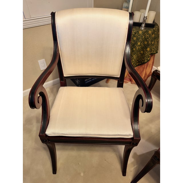 1990s Regency Dining Table and Chairs For Sale - Image 12 of 18