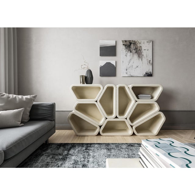 Contemporary Messapo L Bookcase by Noii Studio For Sale - Image 3 of 4