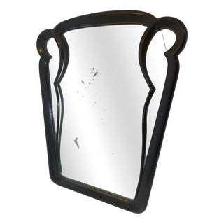 Art Deco Mirror with Emery Glass, Italy, 1940s For Sale