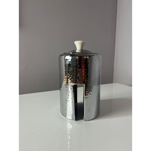Metal Coffee Pot with Warmer by J. Kronester Bavaria For Sale - Image 7 of 11