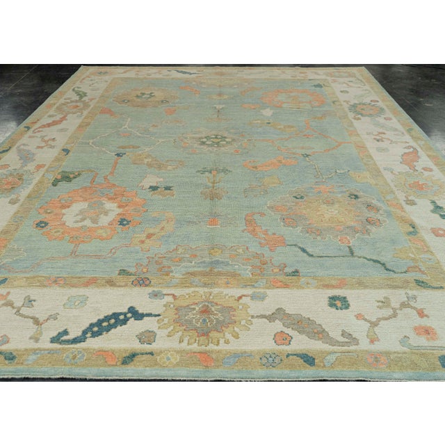 Turkish Oushak Rug 10'2" x 14'4" #22303 Explore a curated collection of hallway runners, wool rugs, and handmade...