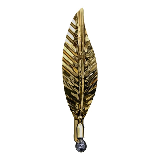 Vintage Metal Wall Lights by Tommaso Barbi, Italy, 1970s, Set of 2 For Sale