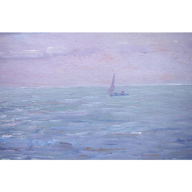 Antique Fishermen Oil on Panel by Federico Morello For Sale - Image 4 of 7