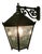 Large Wall Hanging Pub Lantern in Glass and Metal, 1960 For Sale