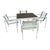 Richard Schultz for Knoll 1966 Collection Outdoor Dining Table & 4 Chairs For Sale