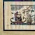 Vintage Signed Egyptian Papyrus Nile Hunting Scene in Textured Gold Frame For Sale - Image 10 of 13