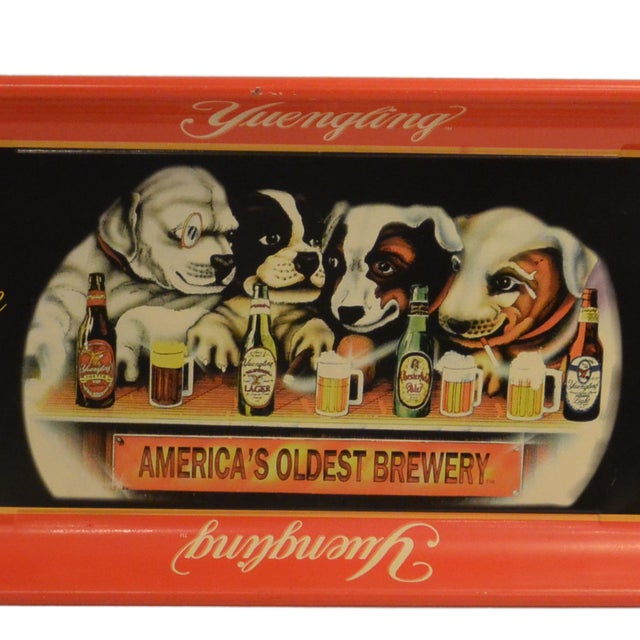 A fantastic crossover collectible for both breweriana enthusiasts and canine lovers, this limited-edition metal beer tray...