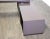 A modern purple swiveling tv stand cabinet credenza by Roche Bobois with bronze mirror PMMA. Lower cabinet measures: 59”...