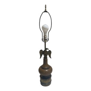 Vintage Table Lamp - Gold Eagle - Federal Style For Sale