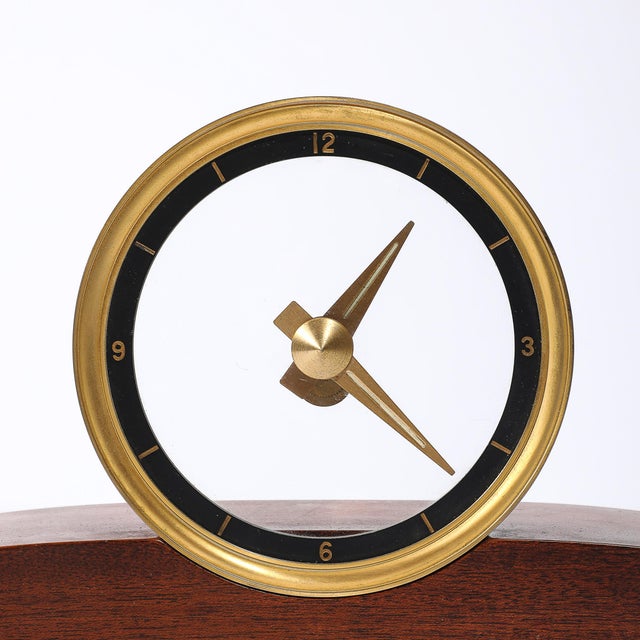 This innovative Mid-Century Modernist "Golden View" electric mystery clock by the Jefferson Electric Company is an iconic...
