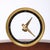 This innovative Mid-Century Modernist "Golden View" electric mystery clock by the Jefferson Electric Company is an iconic...