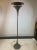 Art Deco 1930s Art Deco Double Tier Torchiere Enamel Metal Floor Lamp For Sale - Image 3 of 9
