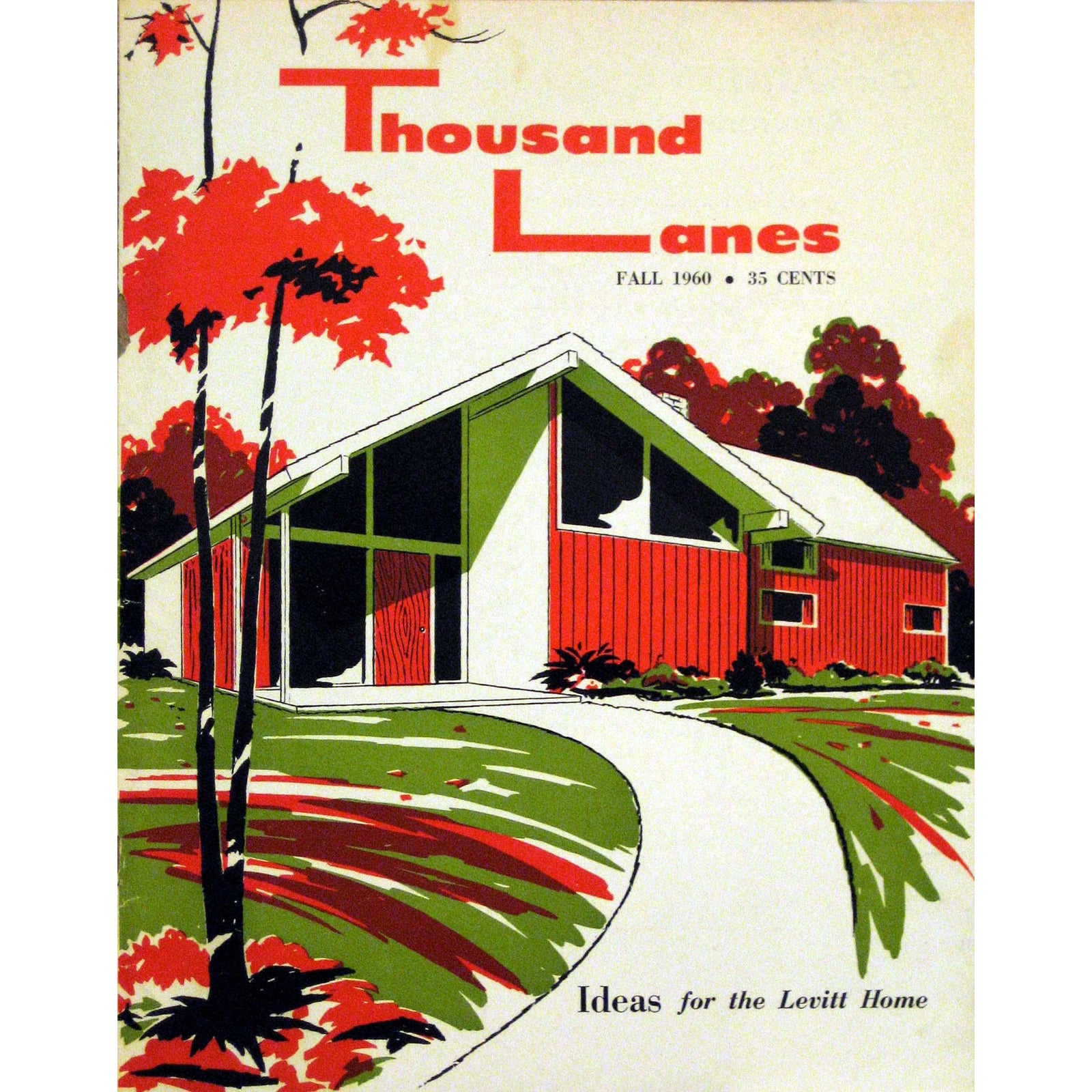 1960s 'Levitt Homes' Illustration Giclee Chairish