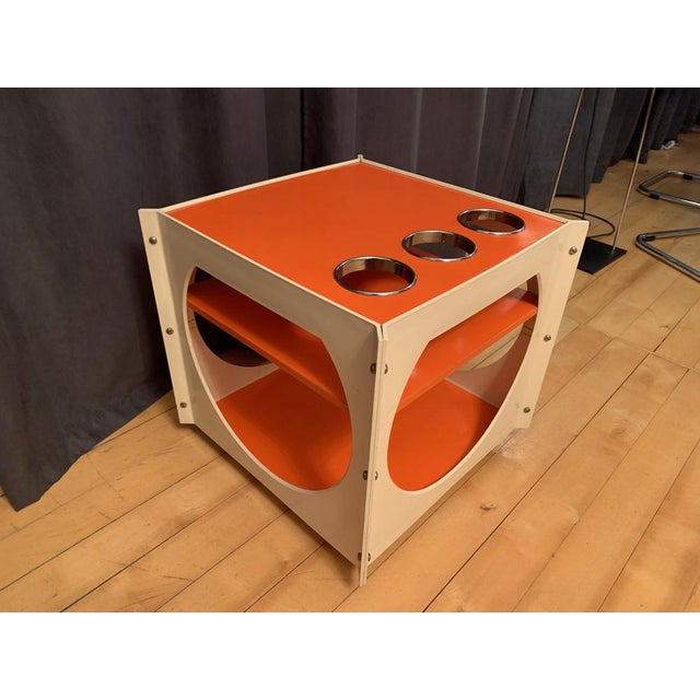 Space Age Mobile Bar Table, 1970s For Sale - Image 10 of 16