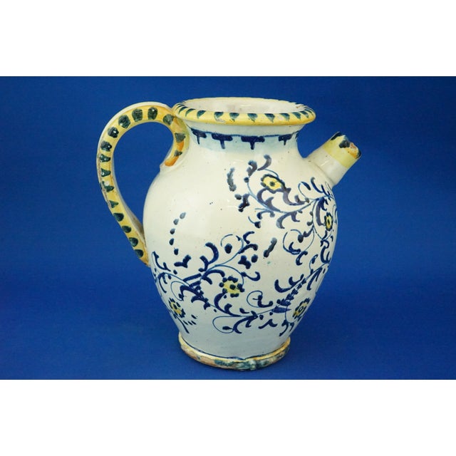 Antique Italian Renaissance Tuscan Majolica Pharmacy Jar, 1600s For Sale - Image 5 of 18