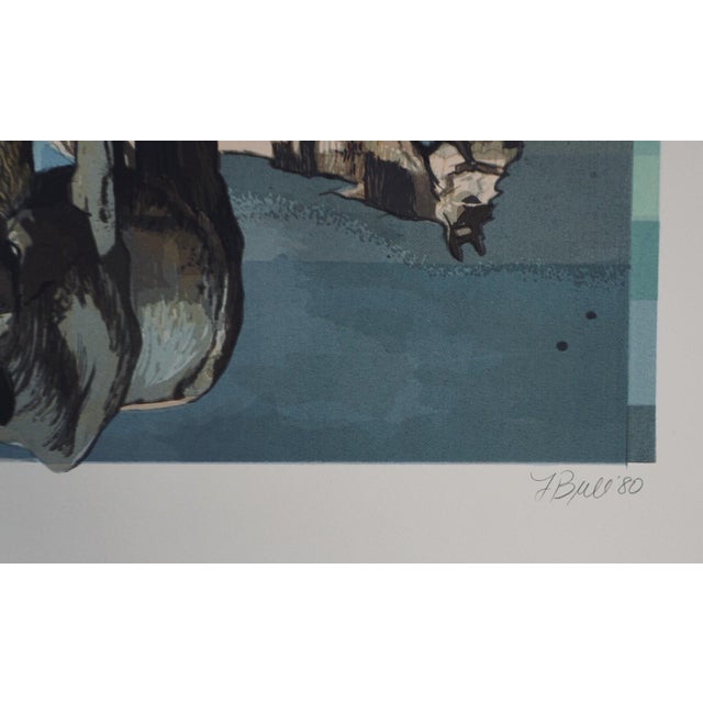 Artist: Fran Bull Title: Horses of the Camargue Medium: Silkscreen Signed: Hand Signed Edition: From the edition of 250...