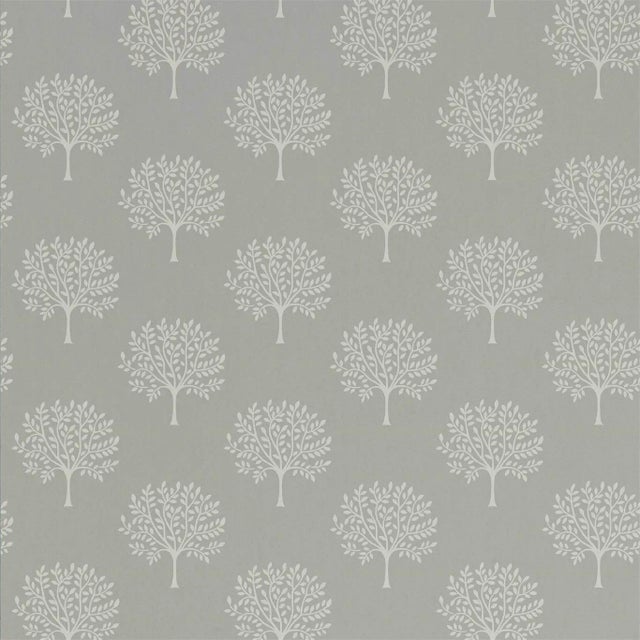Sanderson Marcham Wallpaper in Grey Birch For Sale