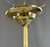 Antique Art Nouveau Brass Chandelier, 1900s For Sale - Image 4 of 9