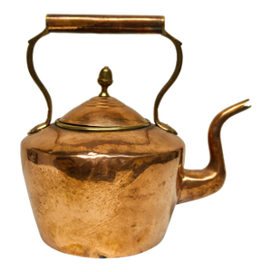 Early 19th Century English Copper Large Tea Kettle
