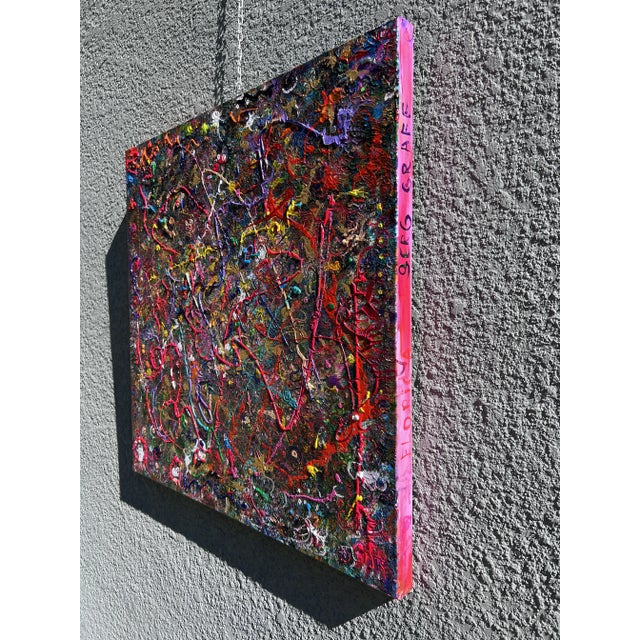 Large Abstract Painting on Canvas by Serg Graff "Mysticism" For Sale - Image 11 of 11