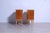 Interesting pair of bedside tables, original production of the '60s and not a remake of today. Slender wooden feet, pair...