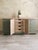 Wood 1970s Organic Modern Sage Green Sideboard With Natural Wood Top For Sale - Image 7 of 12