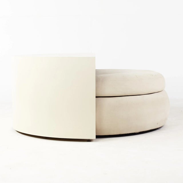 Thayer Coggin Milo Baughman for Thayer Coggin Mid Century Ottoman With Sleeper Bed For Sale - Image 4 of 12