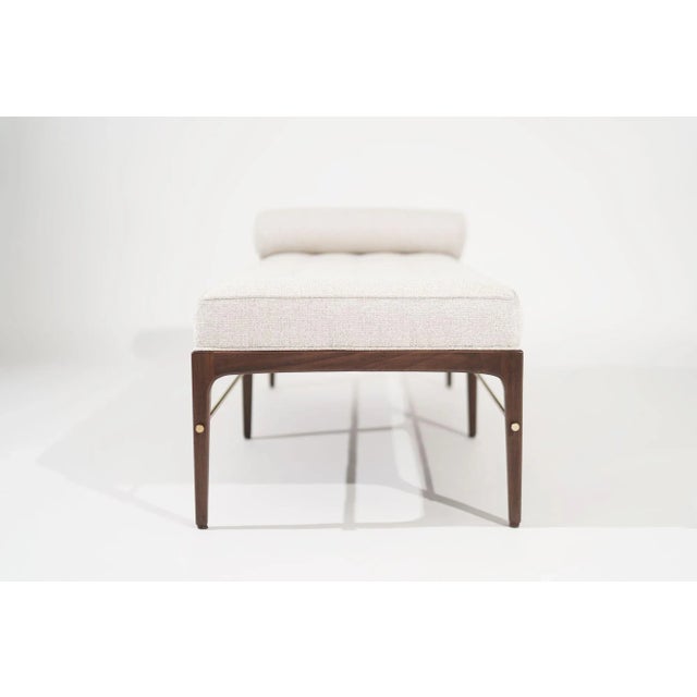 Linear Daybed in Special Walnut Series 72 by Stamford Modern For Sale - Image 4 of 12