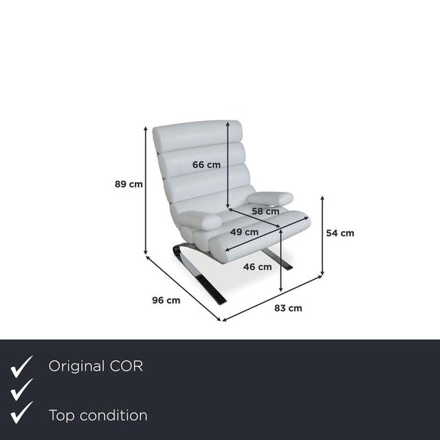 The Sinus chair by COR is a modern classic from 1976, designed by Reinhold Adolf and Hans-Jürgen Schröpfer. Its name...