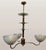Vintage Chrome-Plated Brass Chandelier, 1930s For Sale - Image 3 of 8