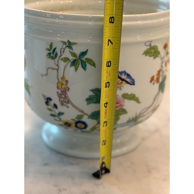 1970s 1970s Royale Limoges France "Paradis Bleu" Cachepot For Sale - Image 5 of 7