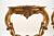 Vintage French Console Tables in Gilt Wood with Marble Tops, 1950, Set of 2 For Sale - Image 9 of 13