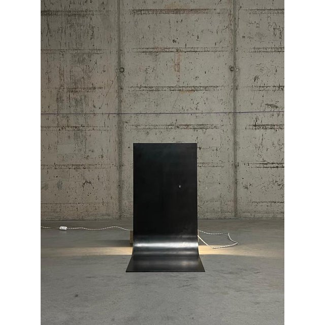 Collision 2.1 Floor Lamp in Iron & Travertine by D´ARK Atelier For Sale - Image 6 of 17