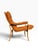 Pair of Mid-Century Modern Bentwood Lounge Chairs | Scandinavian Style | New Burnt Orange Tufted Upholstery | C. 1970s For Sale - Image 6 of 10