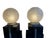 1920s Art Deco Bronze Ball Lamps from Hettier & Vincent Turban, 1930s, Set of 2 For Sale - Image 5 of 18