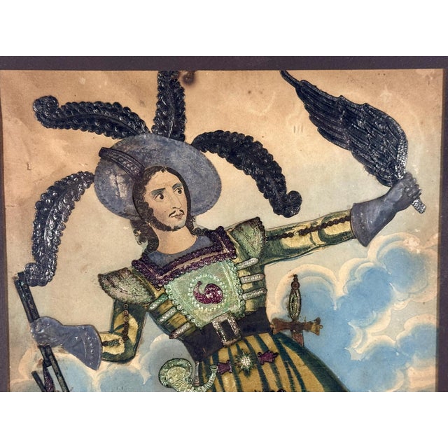 Theatrical Tinsel Print Mr. Horn as Caspar c. 1839 For Sale - Image 4 of 10