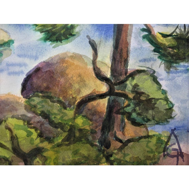 Arnold A. Grossman, California Landscape, Circa 1990 For Sale - Image 4 of 6