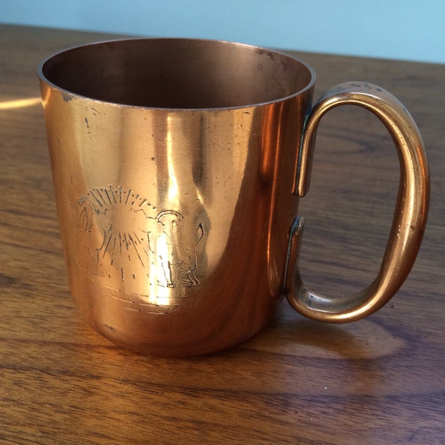 Vintage Copper Moscow Mule Mugs A Pair Chairish