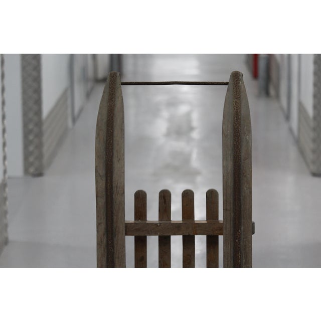 Wood Snow Sled, France, 1950s For Sale - Image 9 of 18