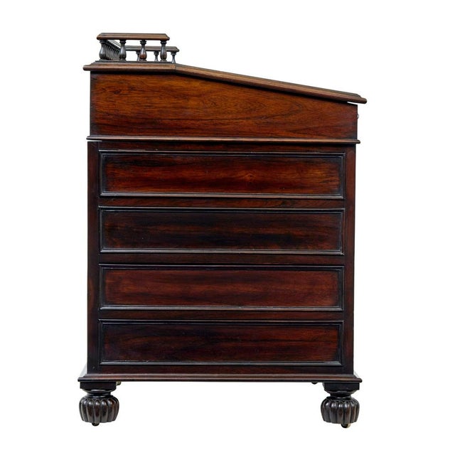 Mid 19th Century Davenport Writing Desk, 1840 For Sale - Image 5 of 11